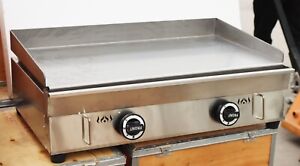 LP Gas Countertop Flat Top Griddle 29" Commercial Griddle Grill Hot Plate 2800Pa