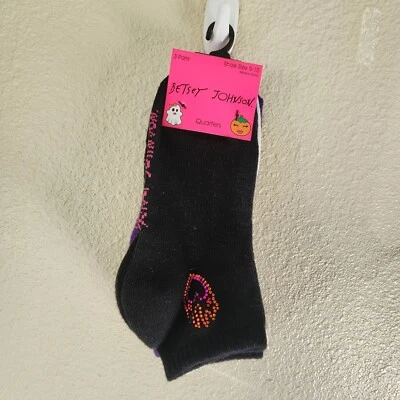 Calcetines Betsey Johnson para mujer talla 5-10 3 pares  Foto 1 de 4