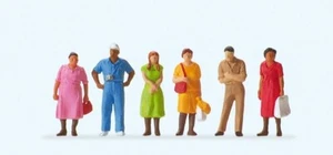 14047 Preiser HO Passantenfiguren Konvolut 6 Stück Maßstab 1:87 - Bild 1 von 1