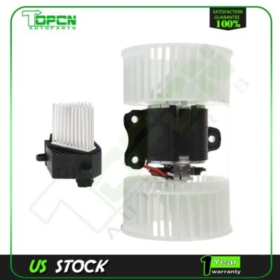 Blower Motor and Resistor Front Fit For 2000 2001-2003 BMW 540i M5 2000-2004 X5 Foto 1 de 4