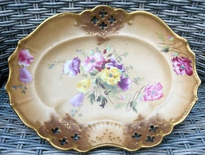 Carlton Ware Oval Bowl in the Cistus Pattern, 26.5 cm - Picture 1 of 5