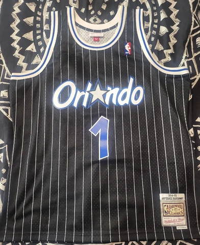 Anfernee Hardaway Swingman Jersey Orlando Magic Alternate 1994-95-Black SIZE XL Cover