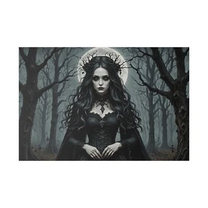 "Echoes in the Moonlight"©️por CLEArT (ConnieLynnArt) Lienzo mate, estirado, 0,75" - Imagen 1 de 5