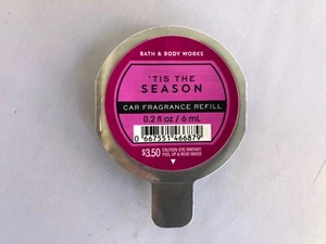 BATH & BODY WORKS Tis The Season CAR FRAGRANCE REFILL 0.2fl oz SET OF 4 - Picture 1 of 2
