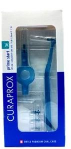 Curaprox Prime Plus Starter 5x CPS 06 verde turquesa cepillos interdentales 2 soportes - Imagen 1 de 1