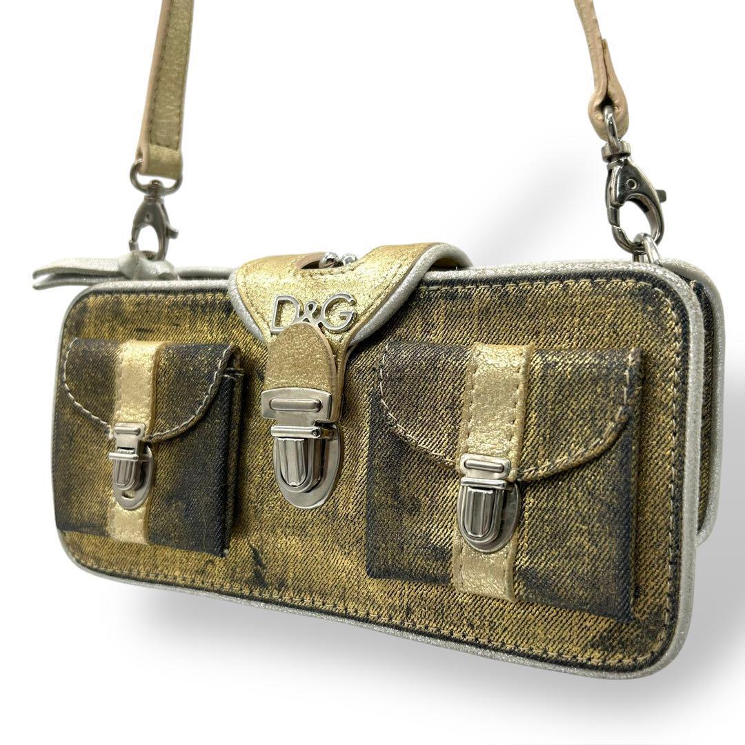 Dolce&Gabbana Women's Denim Exterior Shoulder Bags Bags Dolce&Gabbana Women's Denim Exterior Shoulder Bags Bags