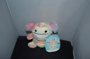 Squeeze Mallows Squishmallows Baby Zaylee Zayley Bigfoot  7” Plush Tie Dye W9 - Picture 1 of 3
