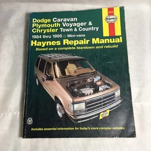 Haynes 30010 Dodge Caravan Plymouth Voyager Chrysler Town Country 1984 - 1995 - Picture 1 of 4