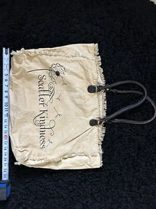 Vintage Addiction Cotton/Leather Tote Bag - Picture 1 of 15
