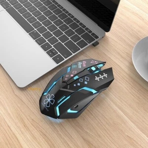 RE Anime Rem Amelia Peripheral Wireless Mouse Silent Three speed Light Effect - Picture 1 of 8