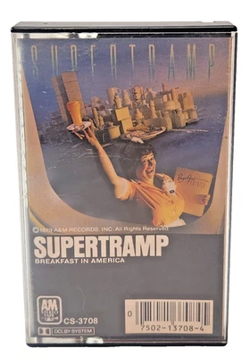 Supertramp Breakfast In America Cassette Tape 1979 A&M - Image 1 of 4