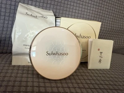 Sulwhasoo Perfecting Cushion No. 26 Sand (Pink) SPF 50 With Refill Pack NEW - Image 1 of 4