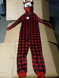 Max & Olivia Kids Medium 1 Piece Reindeer Sleeper FREE SHIPPING - Picture 1 of 13