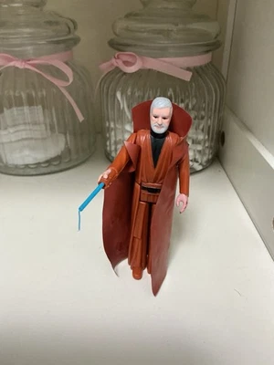 Vintage Kenner 1977 Star Wars Ben Kenobi Figure Original Saber. & Cape With RIP - Image 1 of 4