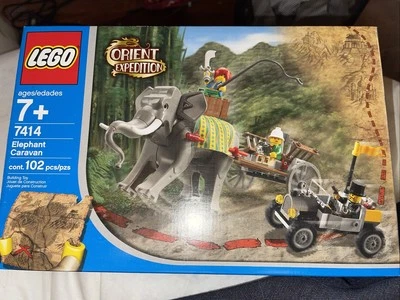 Vintage NEW IN BOX LEGO 7414 Orient Expedition Elephant Caravan - Image 1 of 4