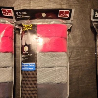 Paquete de 6 calzoncillos deportivos de malla pequeños en caja para hombre Foto 1 de 4