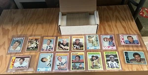 1972 Topps Football Complete Set 1-263 Roger Staubach, Riggins RC PSA Cards - Bild 1 von 13
