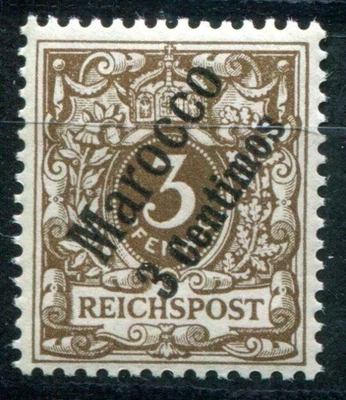 COLONIE TEDESCHE MAROCCO 1899 1 ** NUOVO DI ZECCA IMPECCABILE (I1199 - Immagine 1 di 2