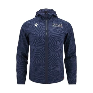 BASKETBALL ITALY – RAIN JACKET ATHLEISURE - MACRON - Season 2024/25 - Picture 1 of 4