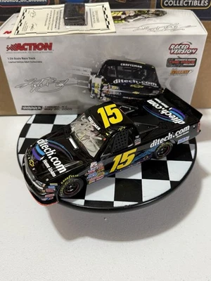 RARO AUTOGRAFIADO Kyle Busch #15 ditech.com Charlotte Win Truck 2005 1/24 Diecast Foto 1 de 4