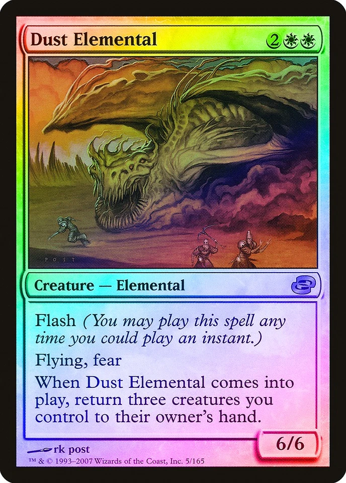 Dust Elemental FOIL Planar Chaos PLD White Rare MAGIC GATHERING CARD ABUGames - Image 1 of 1