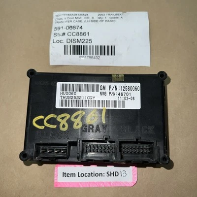 Chevrolet Trail Blazer 2003 módulo de control de caja de transferencia 12580060 Foto 1 de 4