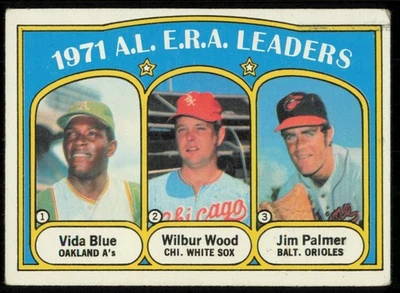 Topps Al Era LDRS 1972 - azul/madera/palmer #92 en muy buen estado/excelente Foto 1 de 2