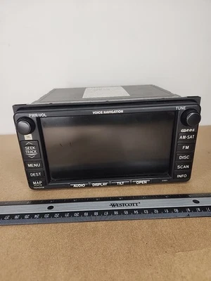 04-07 TOYOTA SOLARA OEM GPS NAVIGATION CD DVD PLAYER 86120-33590 RADIO Untested - Image 1 of 4