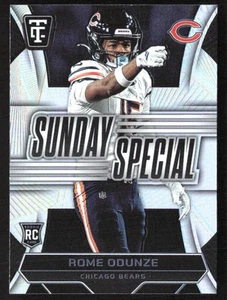 Totally Certified Rome Odunze #19 Sunday Special RC Chicago Bears - Picture 1 of 2