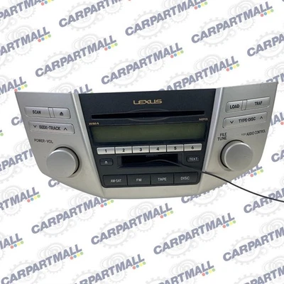 2007-09 LEXUS RX350 AUDIO EQUIPMENT RADIO RECEIVER CD W/ BLUETOOTH 861200E070 - Image 1 of 4