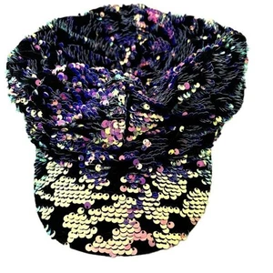 Newsboy Retro Y2K Cap 90’s Style Sparkle Glittery Disco Hat by Justice, One Size - Bild 1 von 12