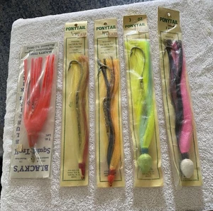 Nice Set Of Five Saltwater Trolling Lures For Stripers , Bluefish, Tuna - Picture 1 of 7