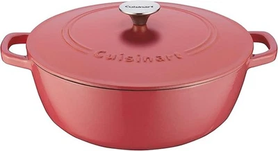Cuisinart Cast Iron 5.5 Quart Round CI655-28PP - Peony Pink - image 1 of 4