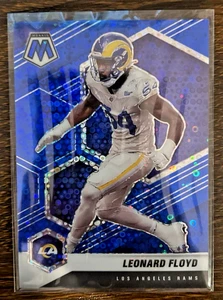 2021 Mosaic Base Mosaic No Huddle Blue SP /75 #121 Leonard Floyd BG6 - Picture 1 of 2