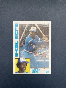 Jorge Orta 1984 Topps 312 Toronto Blue Jays BASEBALL Card NM - Picture 1 of 2
