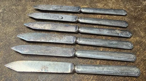 Vintage set of William Rogers Set of 6 Butter Knives silverplate collectable - Picture 1 of 7