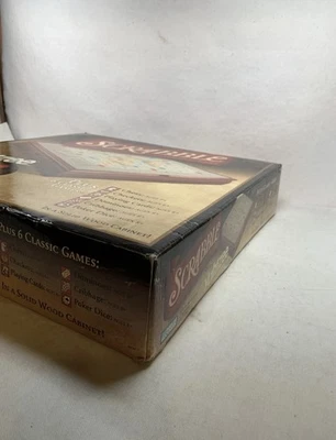 Juego de cartas de ajedrez Scrabble Luxury Deluxe 2005 Yahtzee dominó nuevo Hasbro Foto 1 de 4