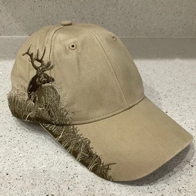 Dri-Duck Traders Hat Cap Wildlife Series Embroidered Bull Elk Strapback - Image 1 of 4