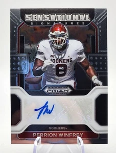 2022 Panini Prizm Draft Picks PERRION WINFREY #SS-PWI Firme sensazionali - Foto 1 di 2