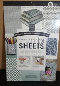 Vorgeklebte Mambi Blätter Basteln 18 volle Blätter 13” x 19” Me & My Big Ideas Neu 🌺 - Bild 1 von 3