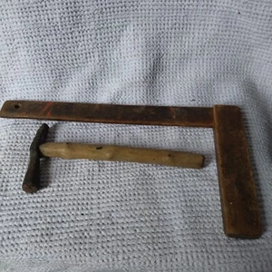 Instrumentos antiguos vintage humer ángulo recto años 40 - Imagen 1 de 10