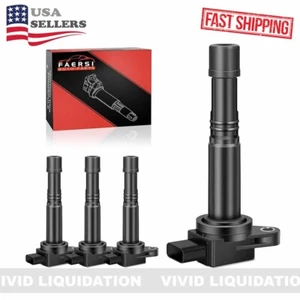 4x Ignition Coils Pack for Honda Civic Si RSX CSX 2.0L Accord CR-V Element 2.4L - Picture 1 of 6