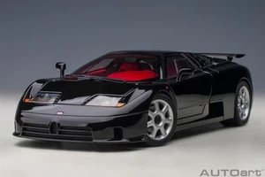 1/18 AUTOart Bugatti EB110 SS Nero Vernice schwarz Automodell 70919 - Bild 1 von 7