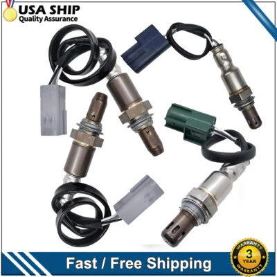 Juego de 4 sensores de oxígeno para Nissan Xterra Pathfinder Frontier 2011-12 superior + inferior Foto 1 de 4