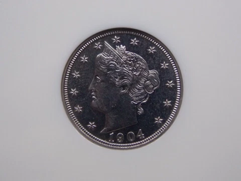 1904 Liberty "V" Nickel 5c *PROOF* NGC PF63 #002 East Coast Coin & Collectables Cover