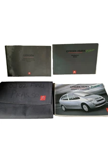 98-06 CITROEN XSARA PICASSO OWNERS HANDBOOK MANUAL &WALLET With Service Book/02 - Picture 1 of 24
