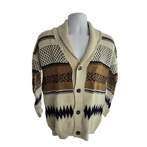 Roberto Collina 100% Wool Thick Geometric Knit Cardigan Sweater S / M Italy $895 - Picture 1 of 14