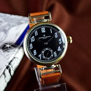 Swiss Men's Wristwatch GENEVE Vintage Marriage Antique Men's Watch Serviced - Picture 1 of 12