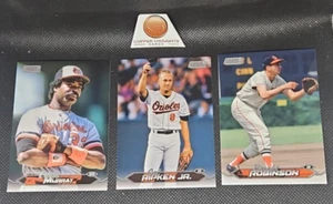 BALTIMORE ORIOLES 2024 Topps Stadium Club 3-Card LOT Murray, Ripken, Robinson NM - Picture 1 of 2