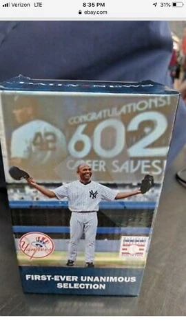 Mariano Rivera Hall Of Fame Replica Plaque NY Yankees Giveaway 8/17/19 W/STUB Cover